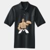 Heavyweight Cotton Pique Polo with Pocket Thumbnail