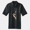 Heavyweight Cotton Pique Polo with Pocket Thumbnail