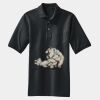 Heavyweight Cotton Pique Polo with Pocket Thumbnail
