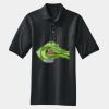 Heavyweight Cotton Pique Polo with Pocket Thumbnail