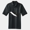 Heavyweight Cotton Pique Polo with Pocket Thumbnail