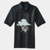 Heavyweight Cotton Pique Polo with Pocket Thumbnail