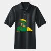 Heavyweight Cotton Pique Polo with Pocket Thumbnail
