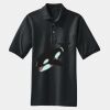 Heavyweight Cotton Pique Polo with Pocket Thumbnail
