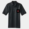 Heavyweight Cotton Pique Polo with Pocket Thumbnail