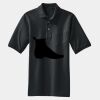 Heavyweight Cotton Pique Polo with Pocket Thumbnail