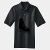 Heavyweight Cotton Pique Polo with Pocket Thumbnail