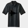 Heavyweight Cotton Pique Polo with Pocket Thumbnail