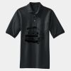 Heavyweight Cotton Pique Polo with Pocket Thumbnail
