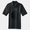 Heavyweight Cotton Pique Polo with Pocket Thumbnail