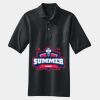 Heavyweight Cotton Pique Polo with Pocket Thumbnail