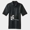 Heavyweight Cotton Pique Polo with Pocket Thumbnail