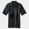 Heavyweight Cotton Pique Polo with Pocket Thumbnail