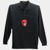 Long Sleeve Silk Touch Polo with Pocket Thumbnail