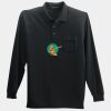 Long Sleeve Silk Touch Polo with Pocket Thumbnail