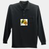 Long Sleeve Silk Touch Polo with Pocket Thumbnail