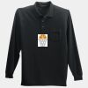 Long Sleeve Silk Touch Polo with Pocket Thumbnail