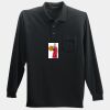 Long Sleeve Silk Touch Polo with Pocket Thumbnail
