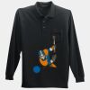 Long Sleeve Silk Touch Polo with Pocket Thumbnail