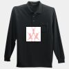 Long Sleeve Silk Touch Polo with Pocket Thumbnail