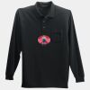 Long Sleeve Silk Touch Polo with Pocket Thumbnail