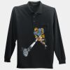 Long Sleeve Silk Touch Polo with Pocket Thumbnail