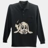 Long Sleeve Silk Touch Polo with Pocket Thumbnail