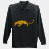 Long Sleeve Silk Touch Polo with Pocket Thumbnail