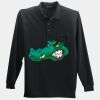 Long Sleeve Silk Touch Polo with Pocket Thumbnail
