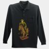 Long Sleeve Silk Touch Polo with Pocket Thumbnail