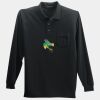 Long Sleeve Silk Touch Polo with Pocket Thumbnail