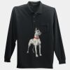 Long Sleeve Silk Touch Polo with Pocket Thumbnail