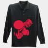 Long Sleeve Silk Touch Polo with Pocket Thumbnail
