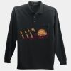 Long Sleeve Silk Touch Polo with Pocket Thumbnail
