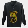 Long Sleeve Silk Touch Polo with Pocket Thumbnail