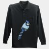 Long Sleeve Silk Touch Polo with Pocket Thumbnail