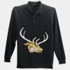 Long Sleeve Silk Touch Polo with Pocket Thumbnail