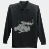 Long Sleeve Silk Touch Polo with Pocket Thumbnail