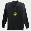 Long Sleeve Silk Touch Polo with Pocket Thumbnail
