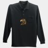 Long Sleeve Silk Touch Polo with Pocket Thumbnail