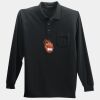 Long Sleeve Silk Touch Polo with Pocket Thumbnail