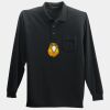Long Sleeve Silk Touch Polo with Pocket Thumbnail