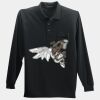 Long Sleeve Silk Touch Polo with Pocket Thumbnail