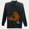 Long Sleeve Silk Touch Polo with Pocket Thumbnail