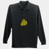Long Sleeve Silk Touch Polo with Pocket Thumbnail