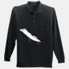 Long Sleeve Silk Touch Polo with Pocket Thumbnail
