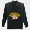 Long Sleeve Silk Touch Polo with Pocket Thumbnail
