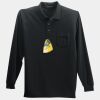 Long Sleeve Silk Touch Polo with Pocket Thumbnail