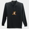 Long Sleeve Silk Touch Polo with Pocket Thumbnail
