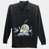 Long Sleeve Silk Touch Polo with Pocket Thumbnail